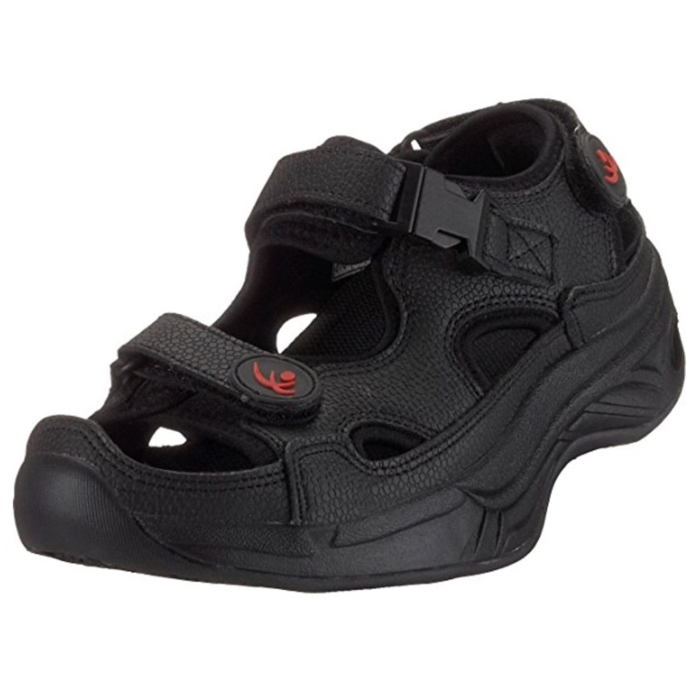 Chung shi negative heel sandal rocker.